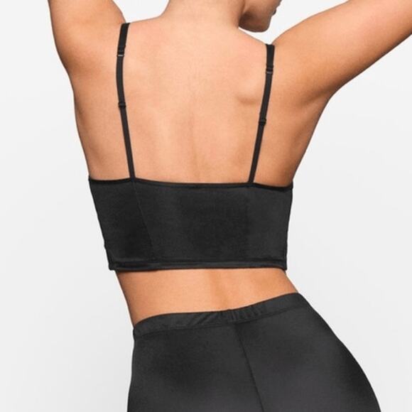 SKIMS Glissenette Corset Top in Onyx Size 2X NWT - Picture 4 of 9